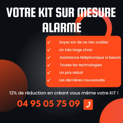 Kit sur mesure - Alarme