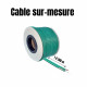 Câble coaxial + alimentation sur mesure spécial vidéosurveillance